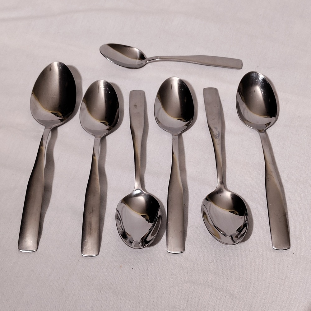 Cambridge Madison Stainless Steel Flatware Spoons Set of 7